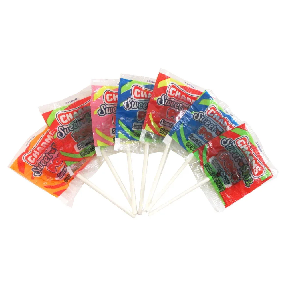 14 Pcs Sweet Sour Pops Charms Lollipops Sucker Candy Lollypop Party Kids Favors