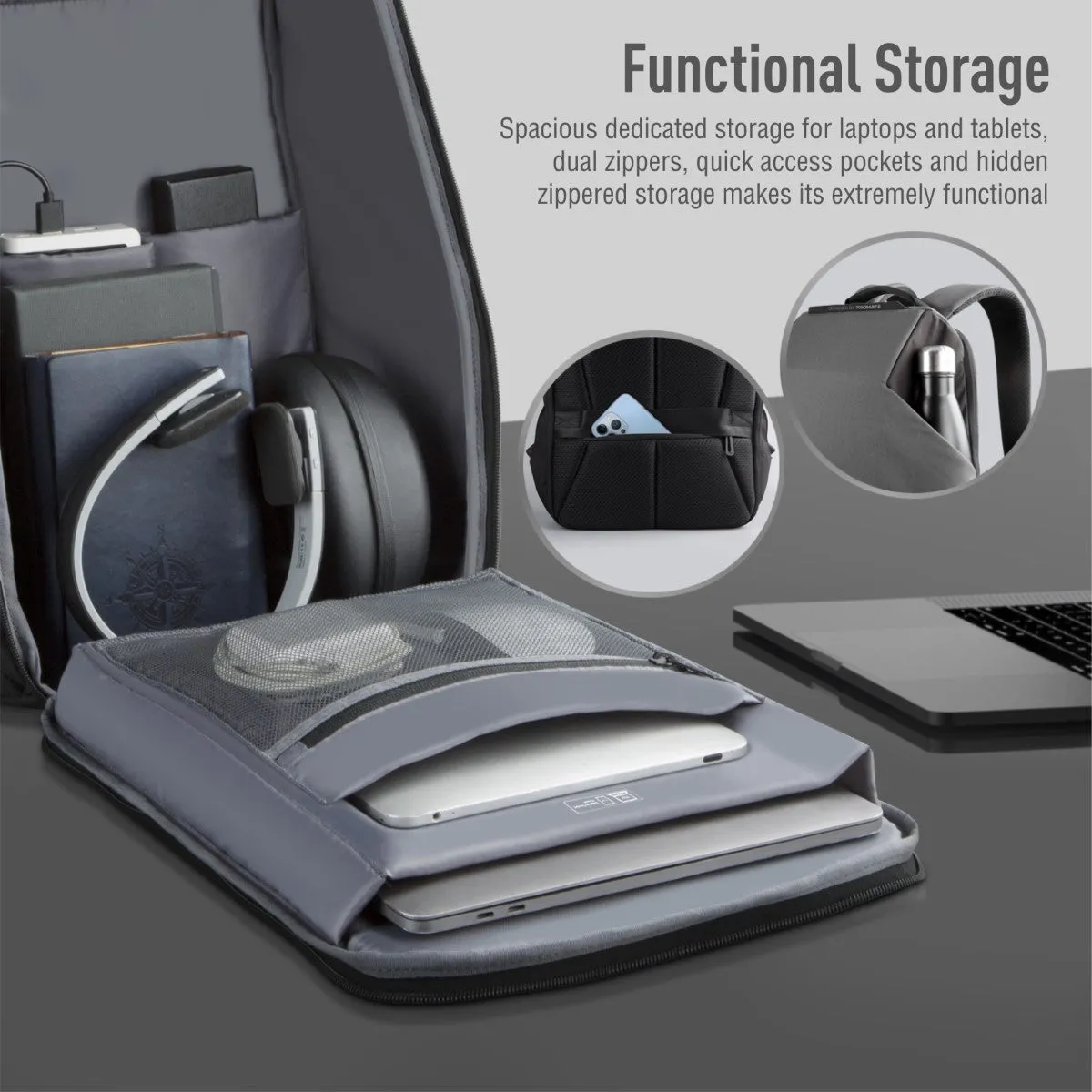15.6" Urban Styled EcoPakt™ Travel Backpack