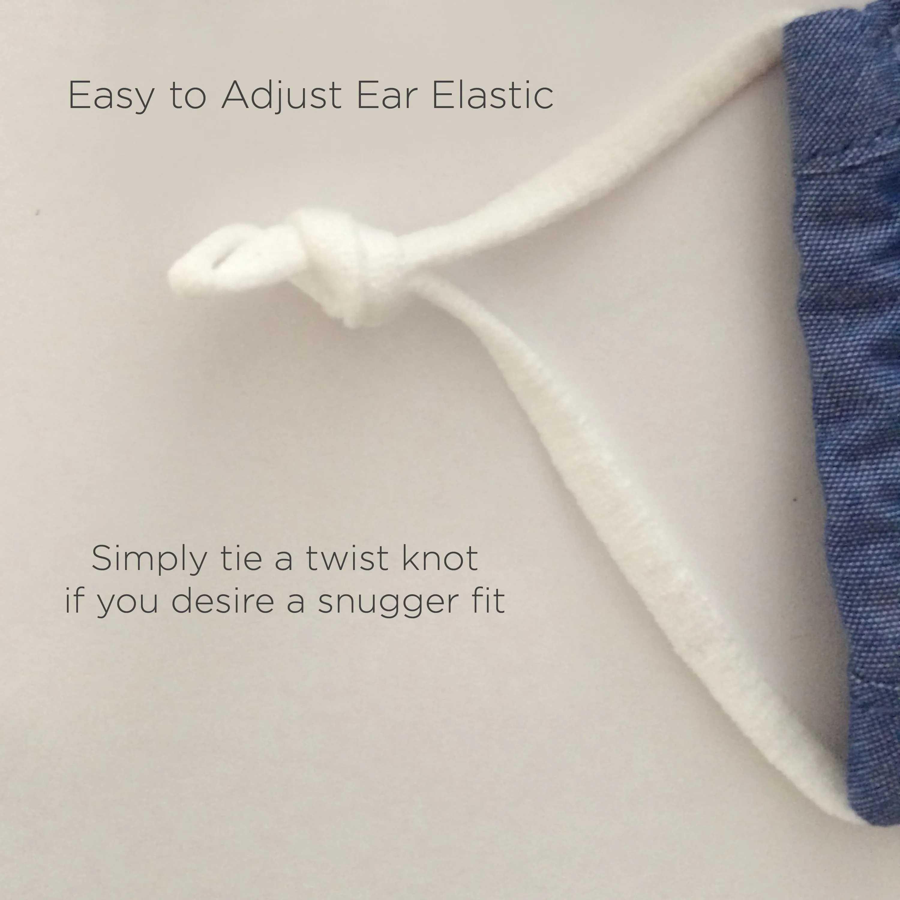 3-Layer Woven Cotton Chambray Face Mask, I Need to Mask, I'm Immunocompromised