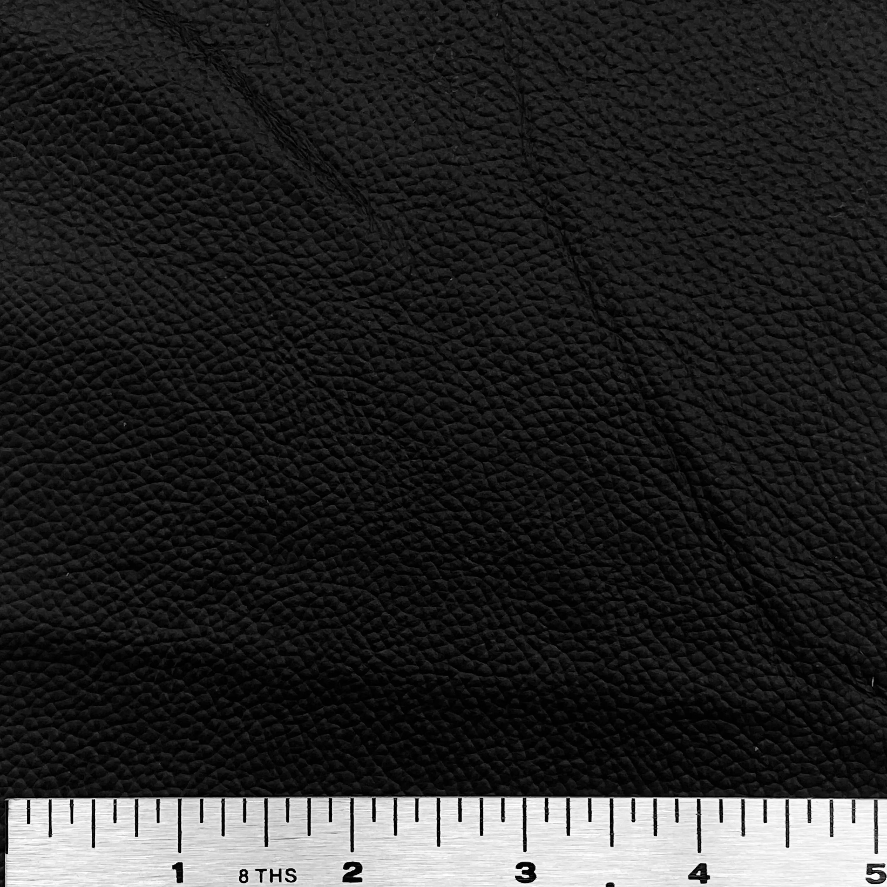 3oz (1.2mm) Pebble Cow Leather- Black (per square foot, half and full hide)