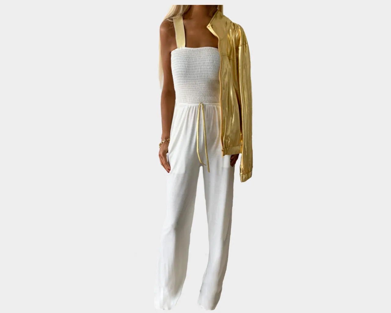 4.3 Gold Metallic Jacket - The St. Tropez