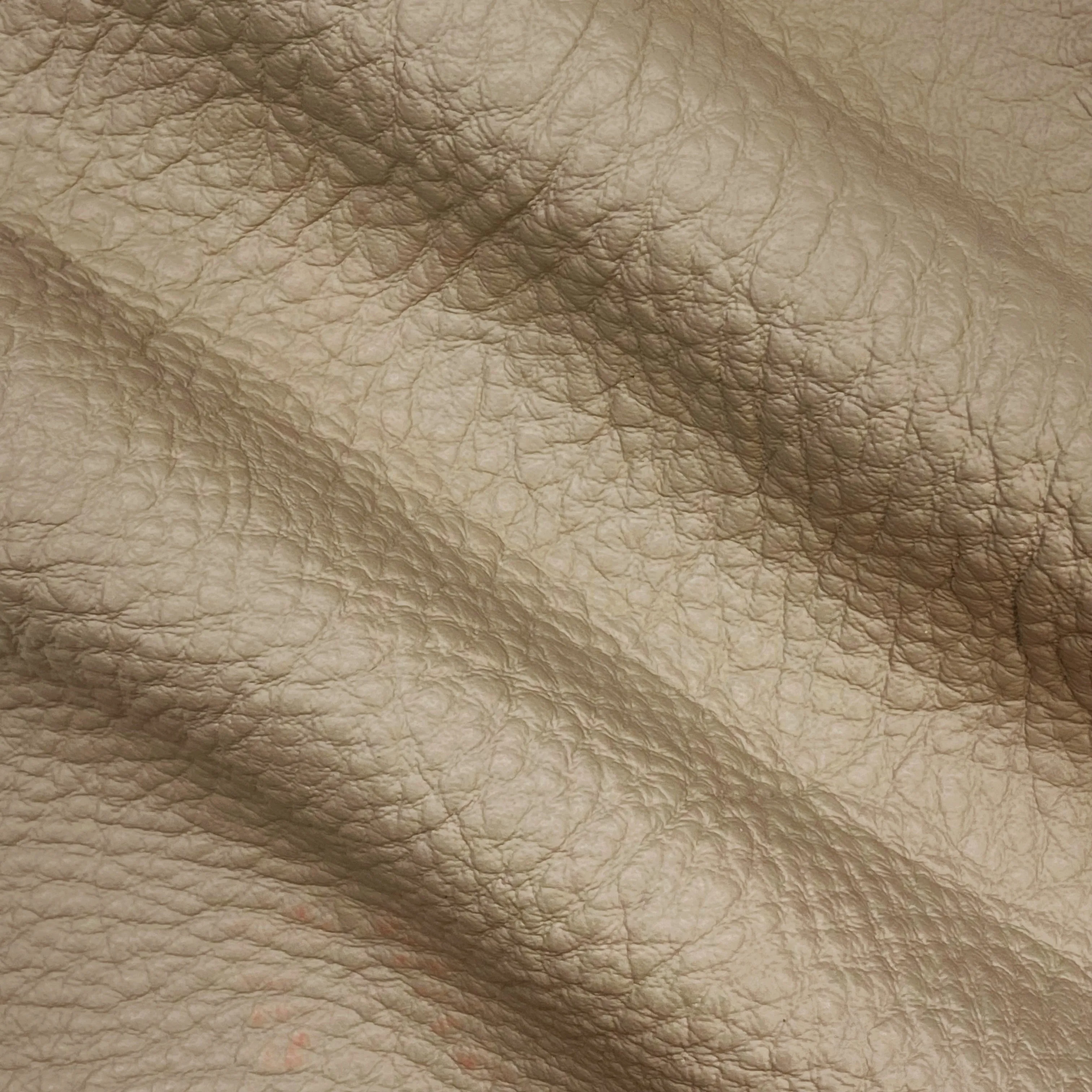 4oz (1.9mm) Pebble Cow Leather- Medium Ivory (per square foot)