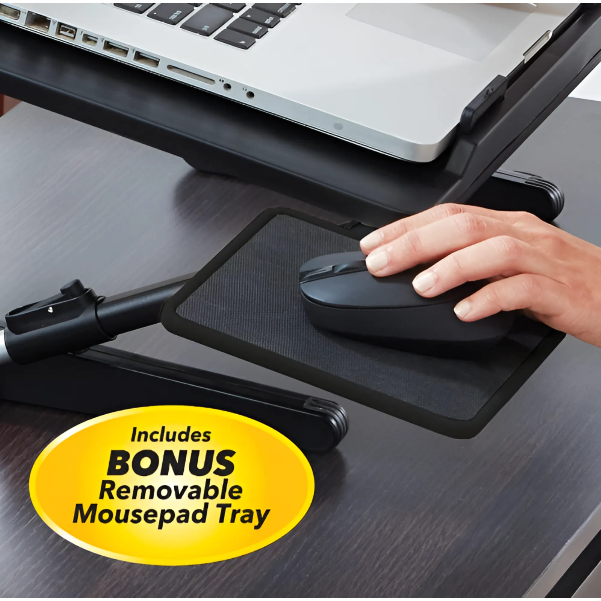 Adjustable Laptop Stand & Computer Desk With Built-In Cooling Fan DK-82