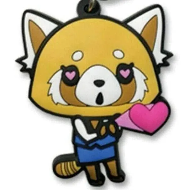 Aggretsuko - Retsuko in Love Keychain (PVC) - Great Eastern