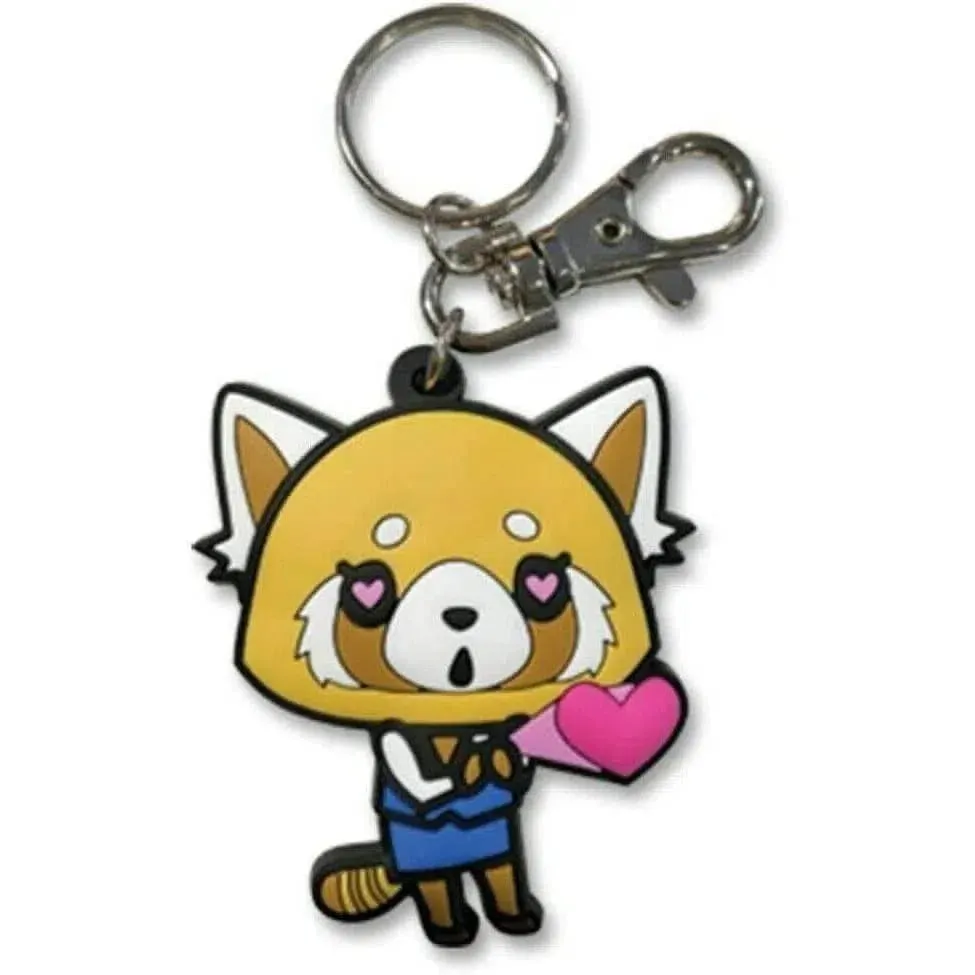 Aggretsuko - Retsuko in Love Keychain (PVC) - Great Eastern