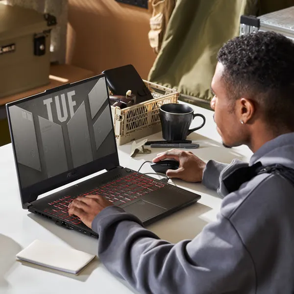ASUS | TUF A15 FA507UV-91610G0W Laptop | 15.6" FHD | AMD Ryzen 9 | 16GB DDR5 RAM | 1TB NVMe SSD | Nvidia RTX4060 8GB Gaming - Jaeger Gray
