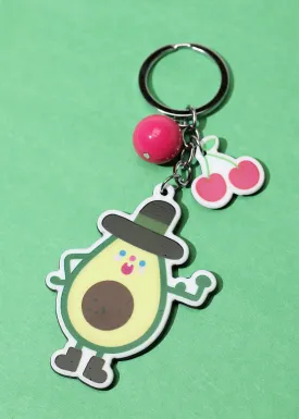 Avocado & Fruit Keychain
