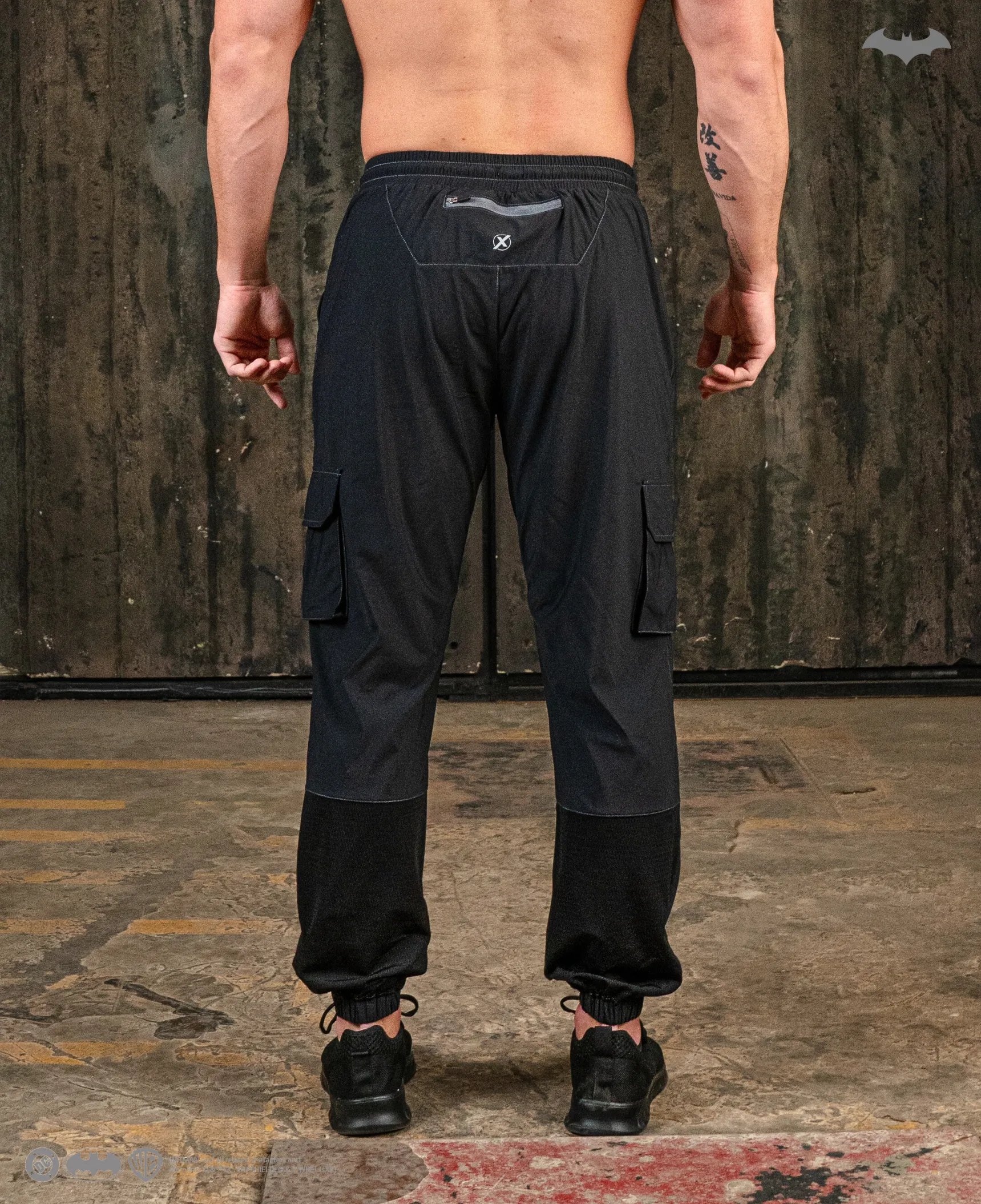 BATMAN Utility Cargo Performance Joggers - Arkham Black