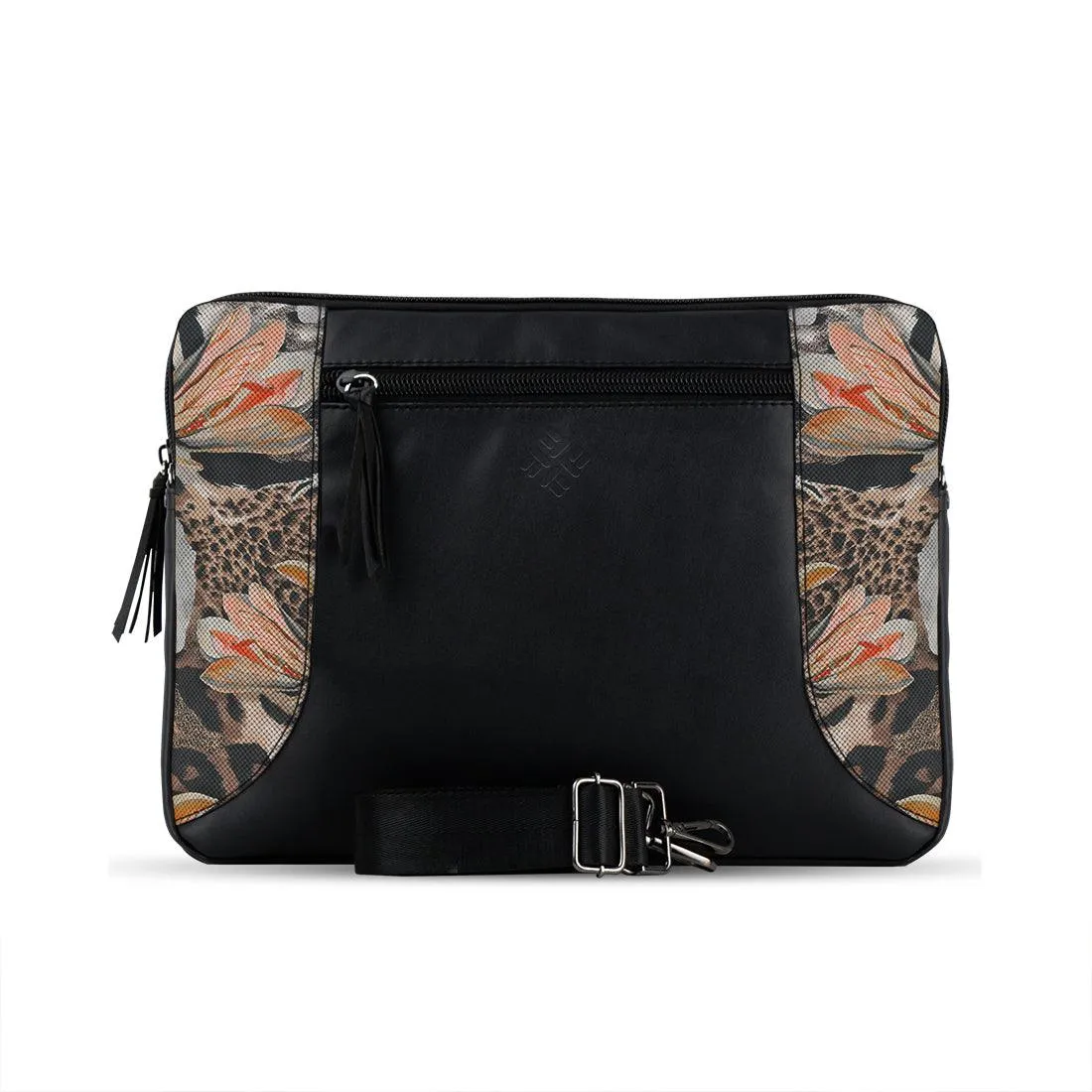 Black Mixed Laptop Sleeve Textile Wild