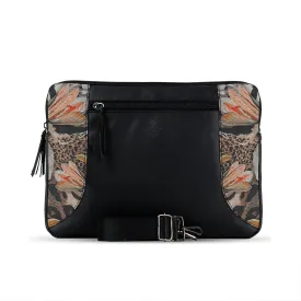 Black Mixed Laptop Sleeve Textile Wild