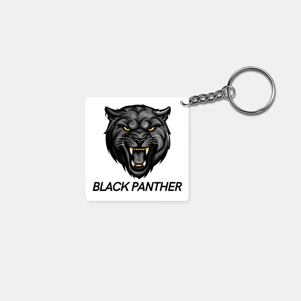 Black Panther: Printed Square Keychain