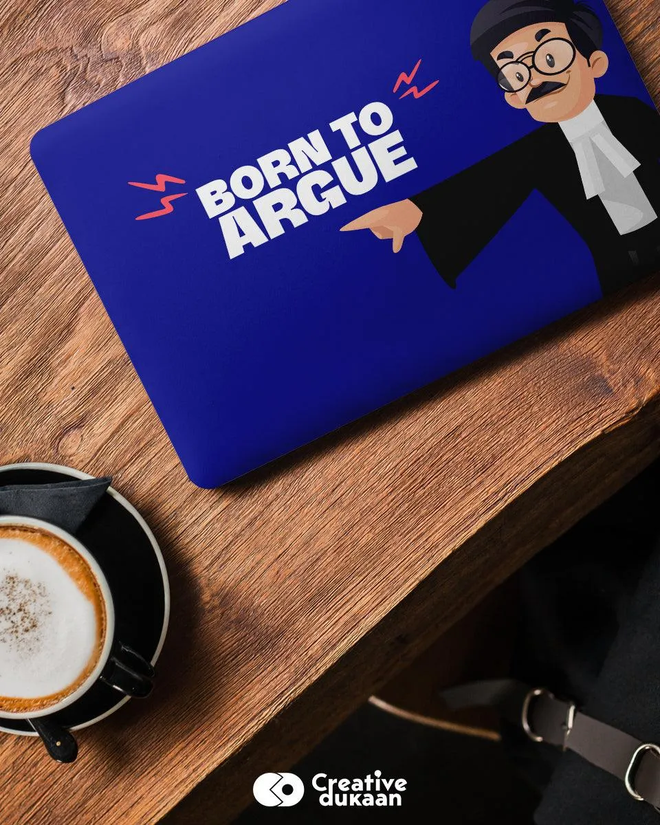 Born to Argue - Cool Laptop Skin for Lawyers