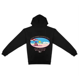 Boston Terrier Club of San Diego Design on a Delta 99300 Adult Unisex Heavyweight Fleece Zip Hoodie