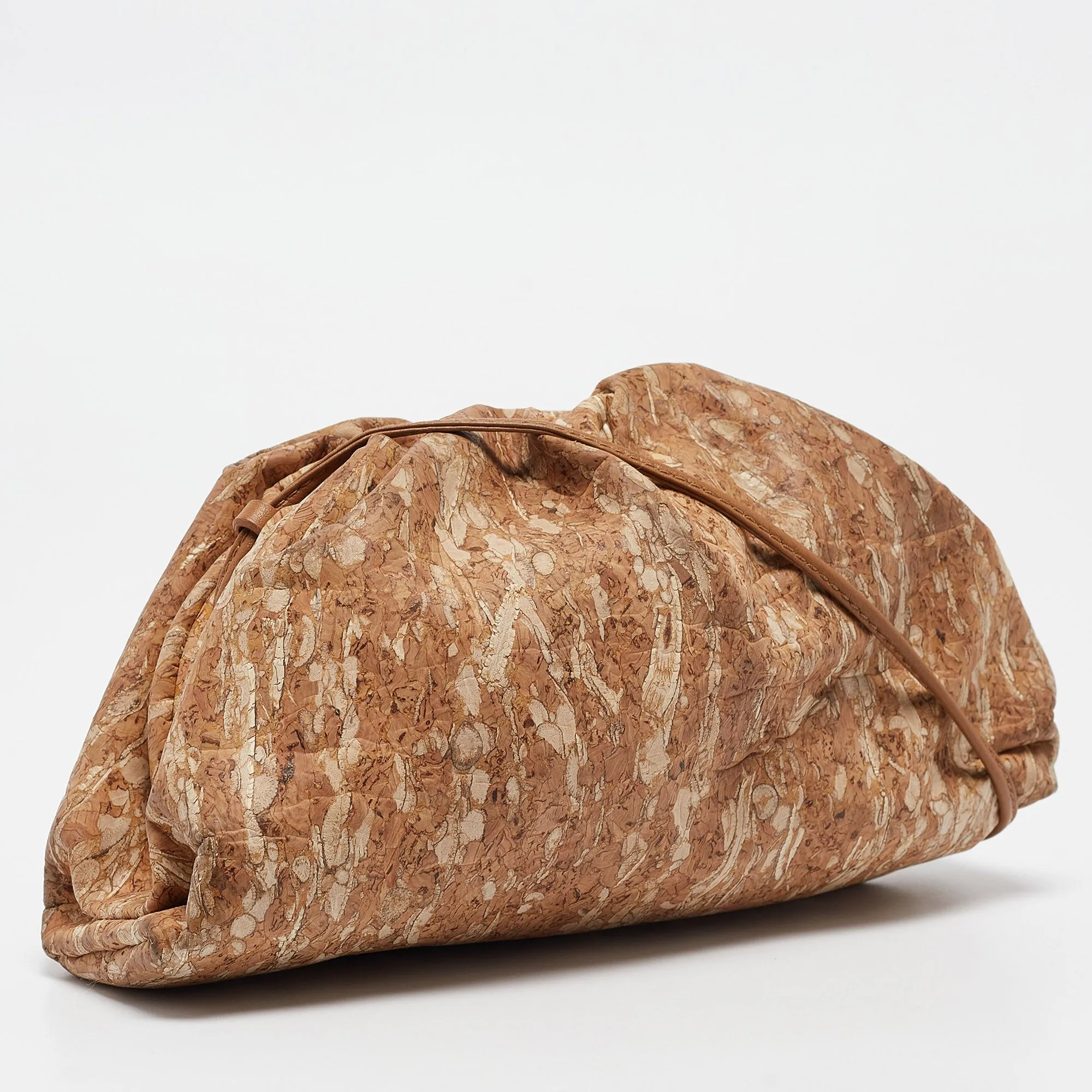 BOTTEGA VENETA Beige Cork Mini The Pouch Bag