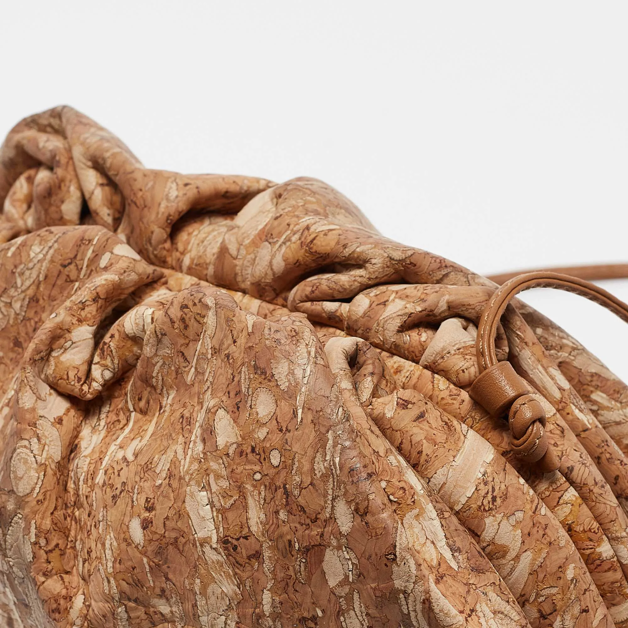 BOTTEGA VENETA Beige Cork Mini The Pouch Bag