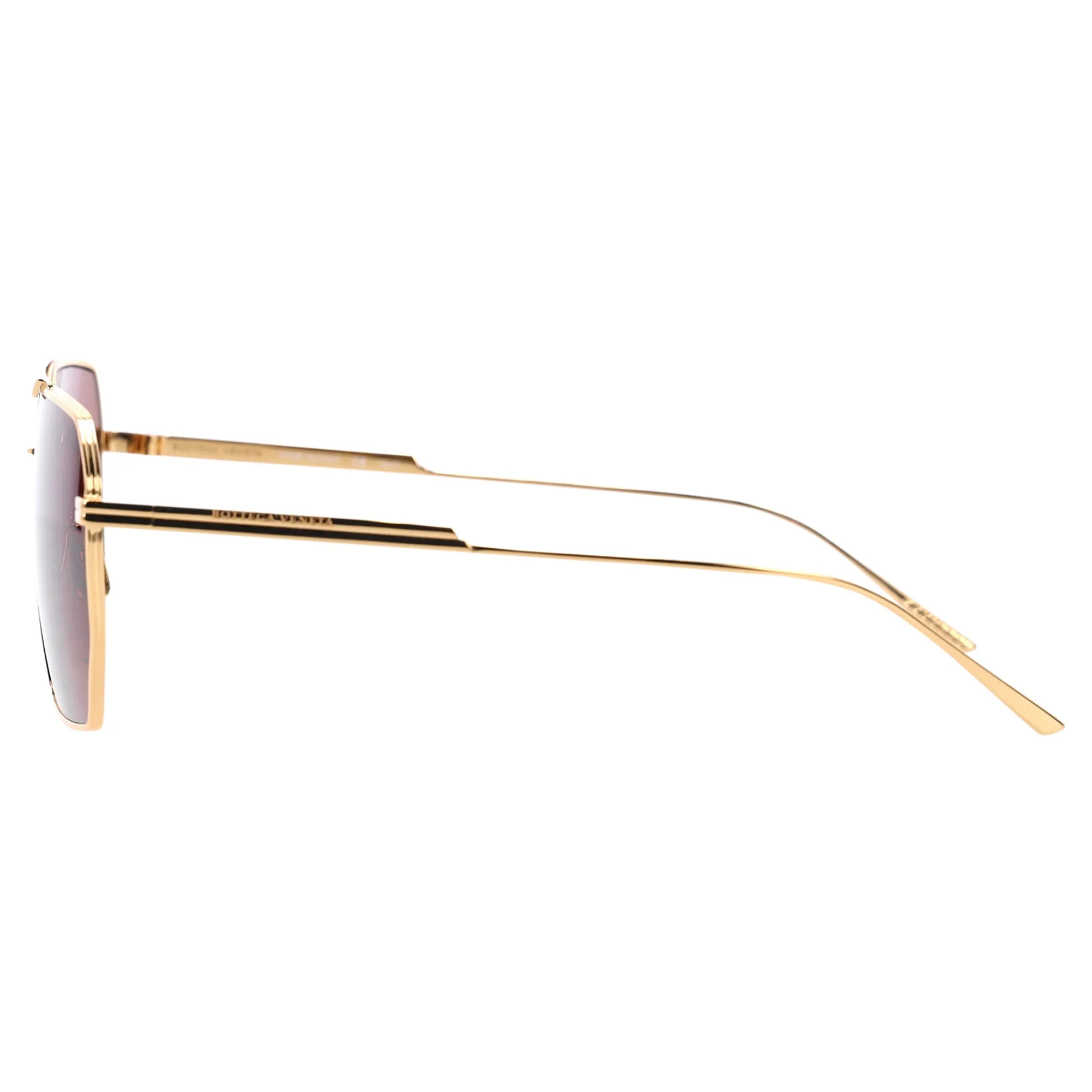 Bottega Veneta BV1012S Sunglasses in Gold Metal