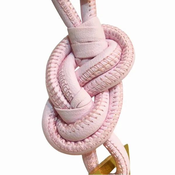 Bottega Veneta Knot Keyring 619099 Pink