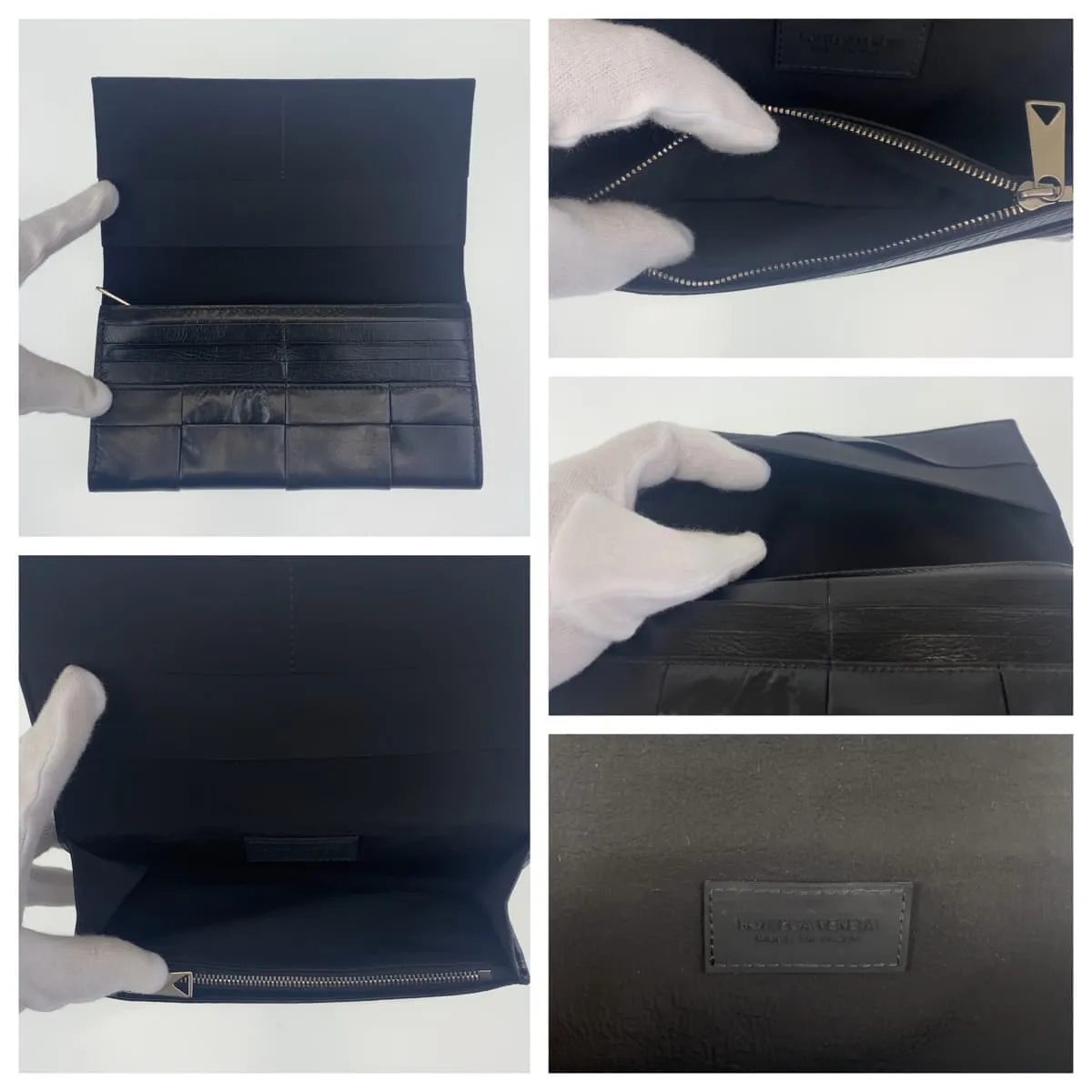 Bottega Veneta Leather Maxi Intrecciato Long Wallet