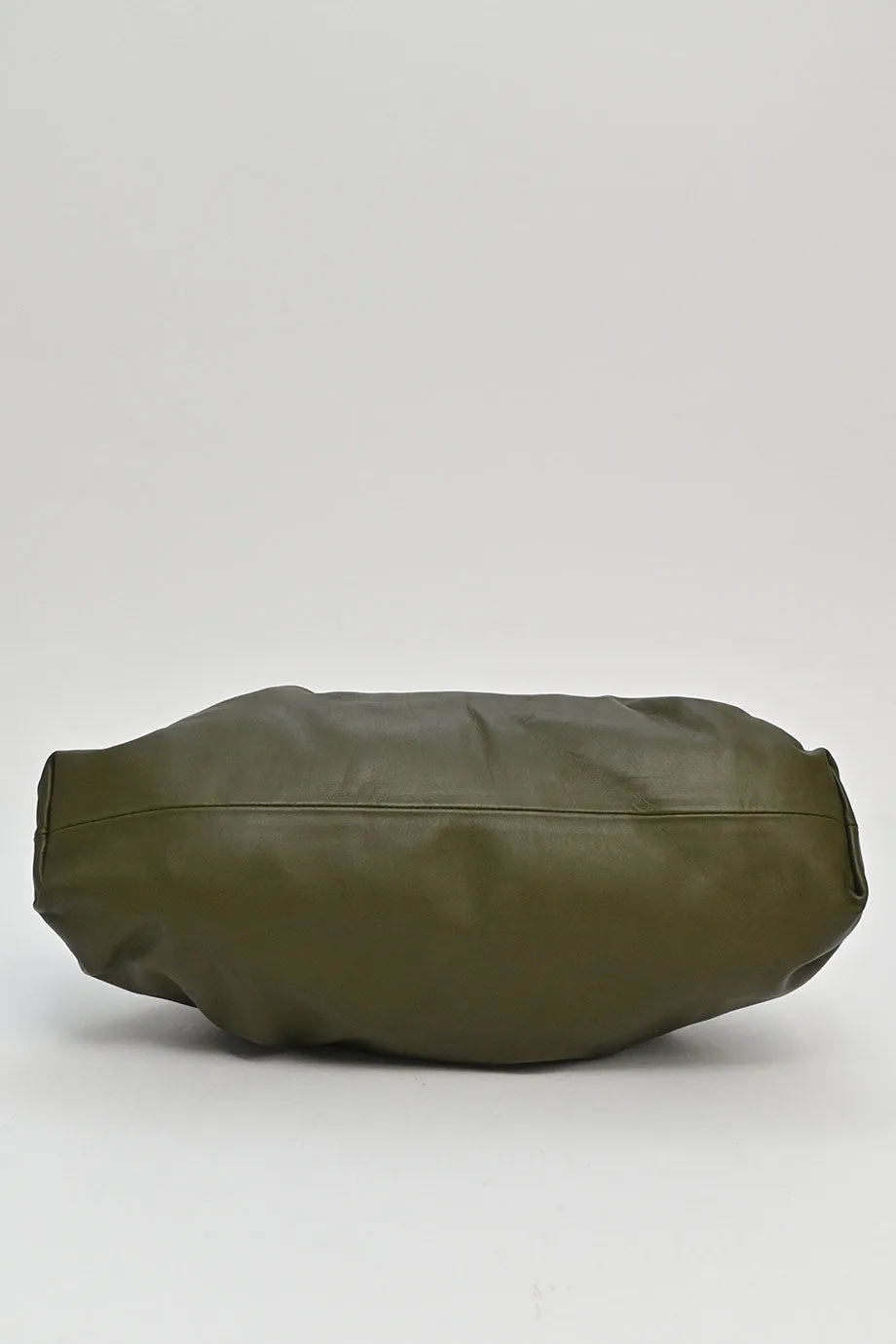 BOTTEGA VENETA Olive Calfskin 'The Pouch' bag