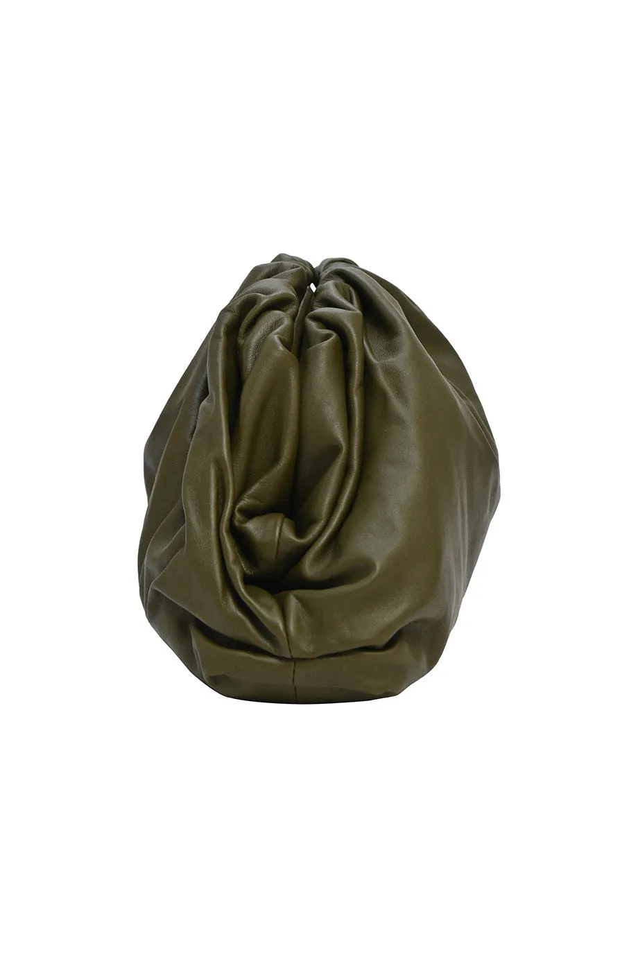 BOTTEGA VENETA Olive Calfskin 'The Pouch' bag