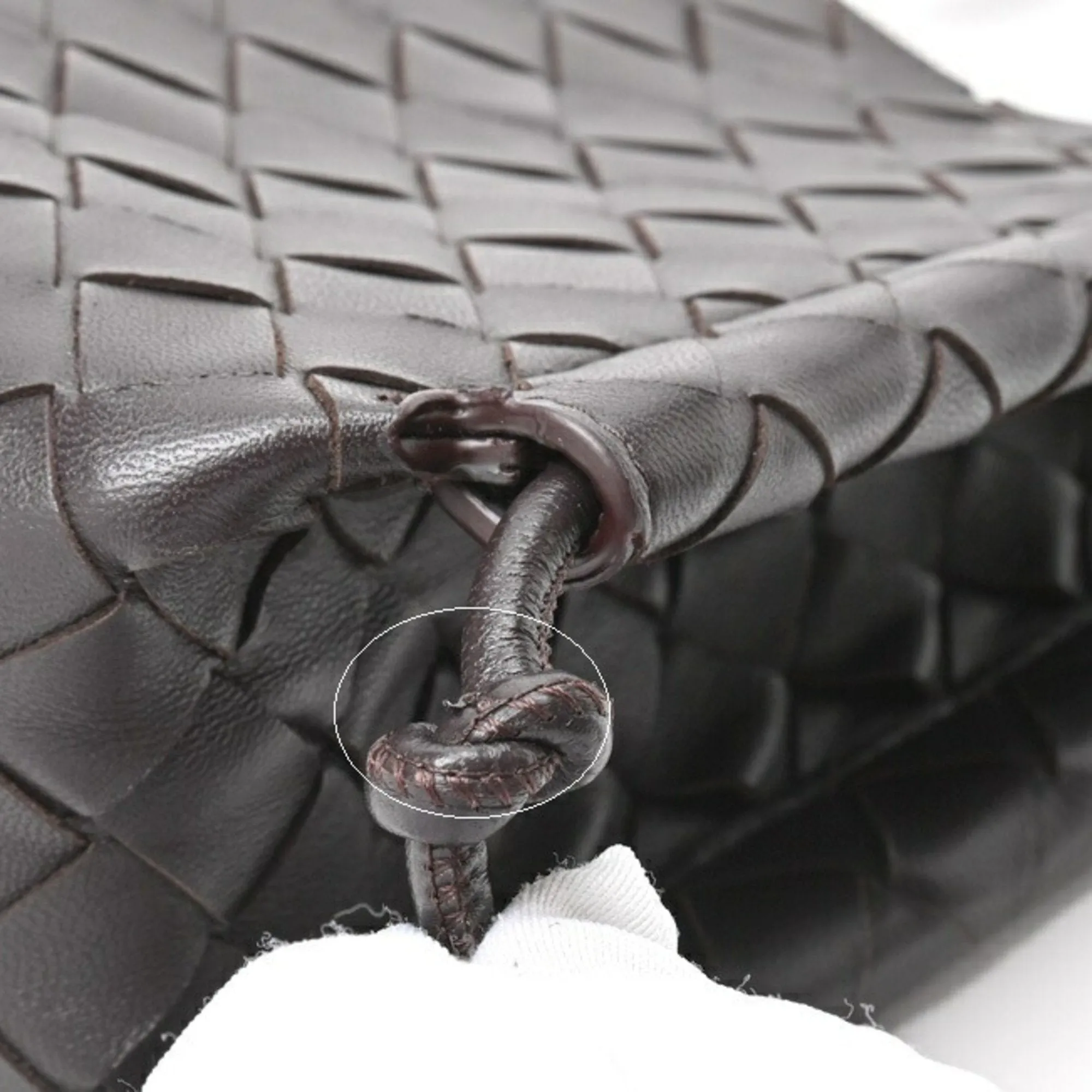 BOTTEGA VENETA Pochette Knot Shoulder Bag