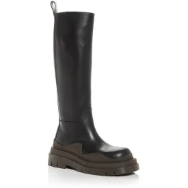 Bottega Veneta Womens Leather Round toe Knee-High Boots