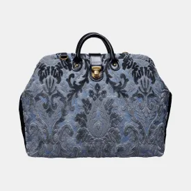 Burnout Velvet Steel Blue Laptop Work Bag