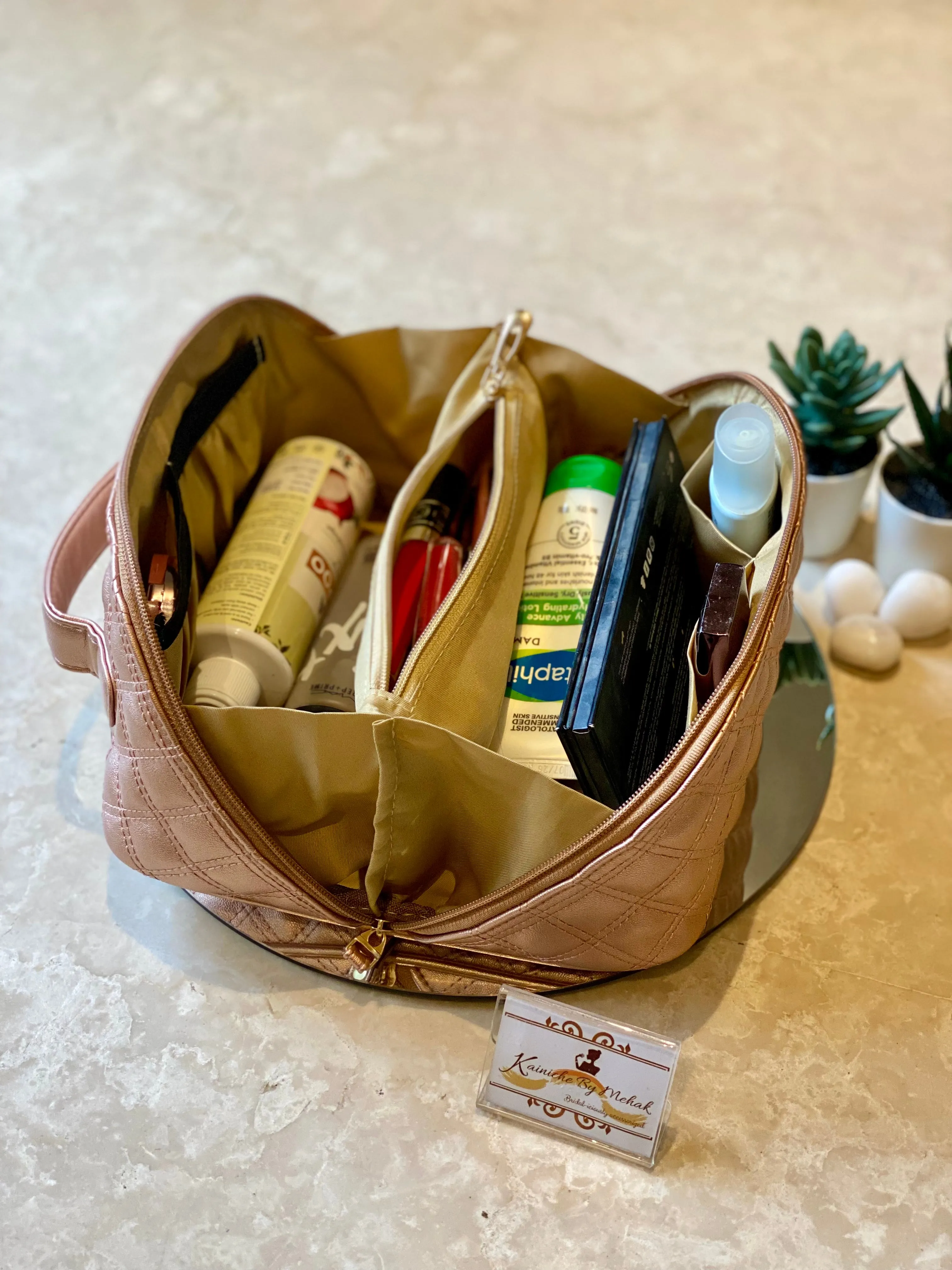 Camille Cosmetics/Toiletries Pouch - Shimmer Edition