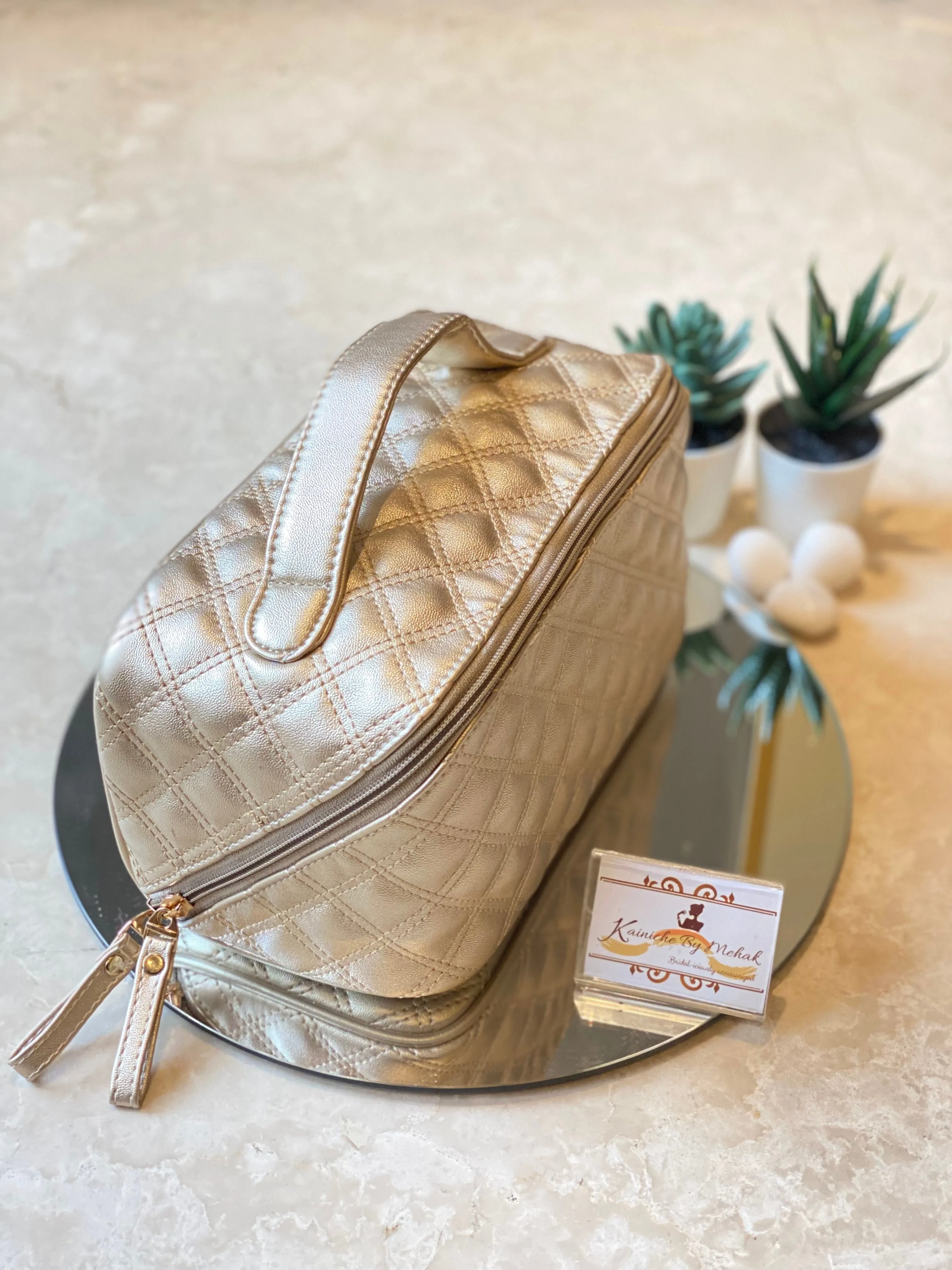 Camille Cosmetics/Toiletries Pouch - Shimmer Edition