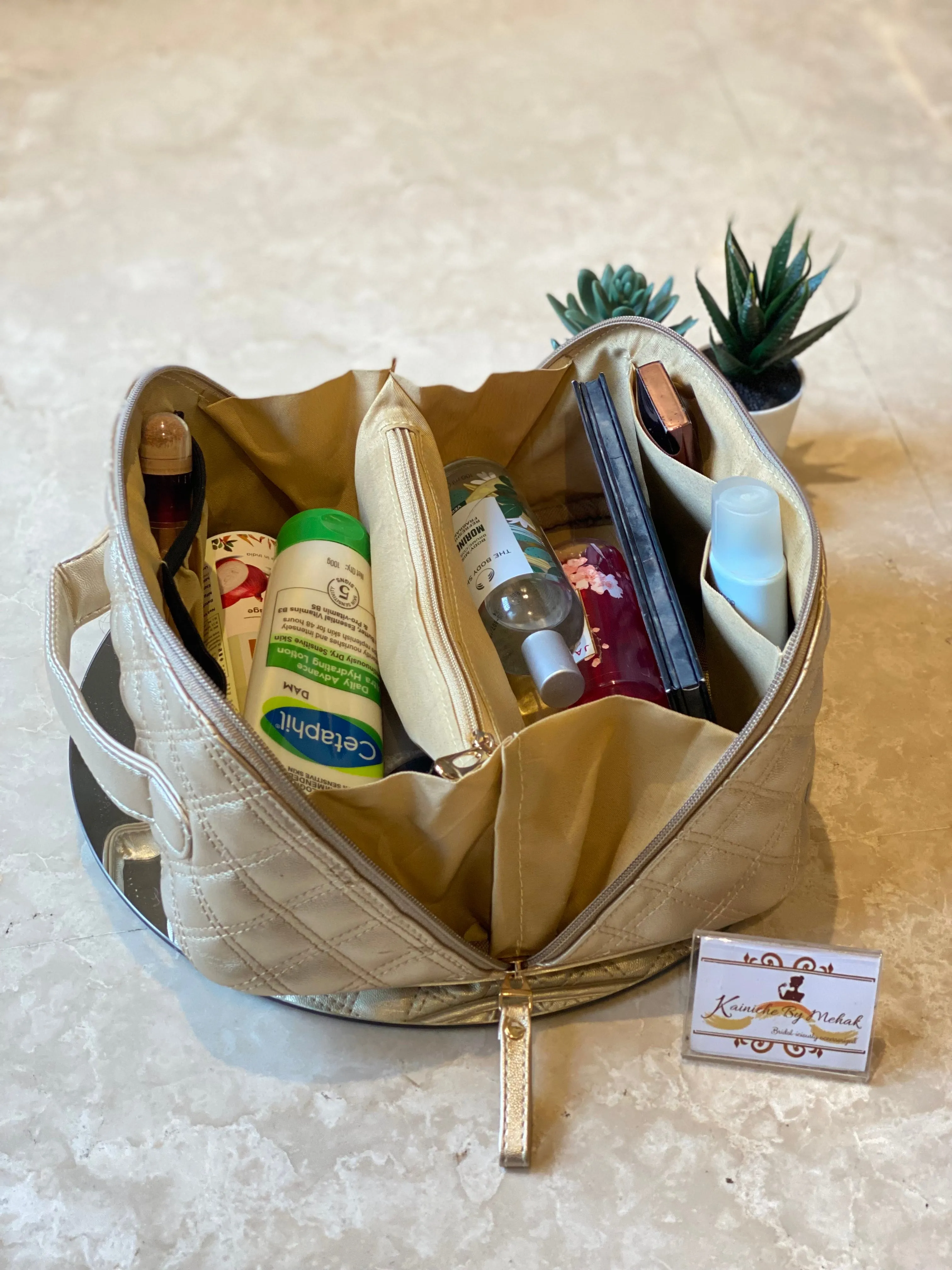 Camille Cosmetics/Toiletries Pouch - Shimmer Edition