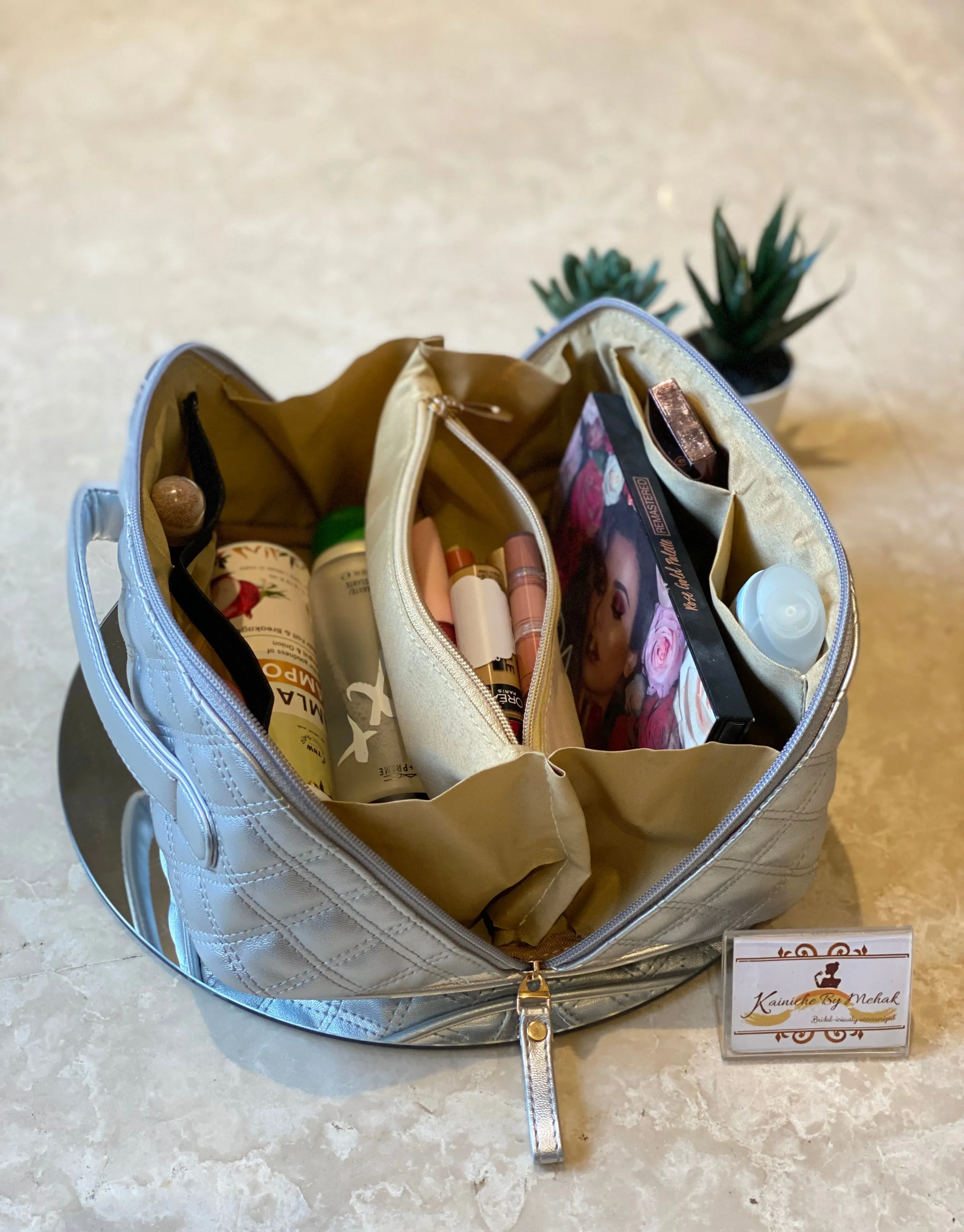 Camille Cosmetics/Toiletries Pouch - Shimmer Edition