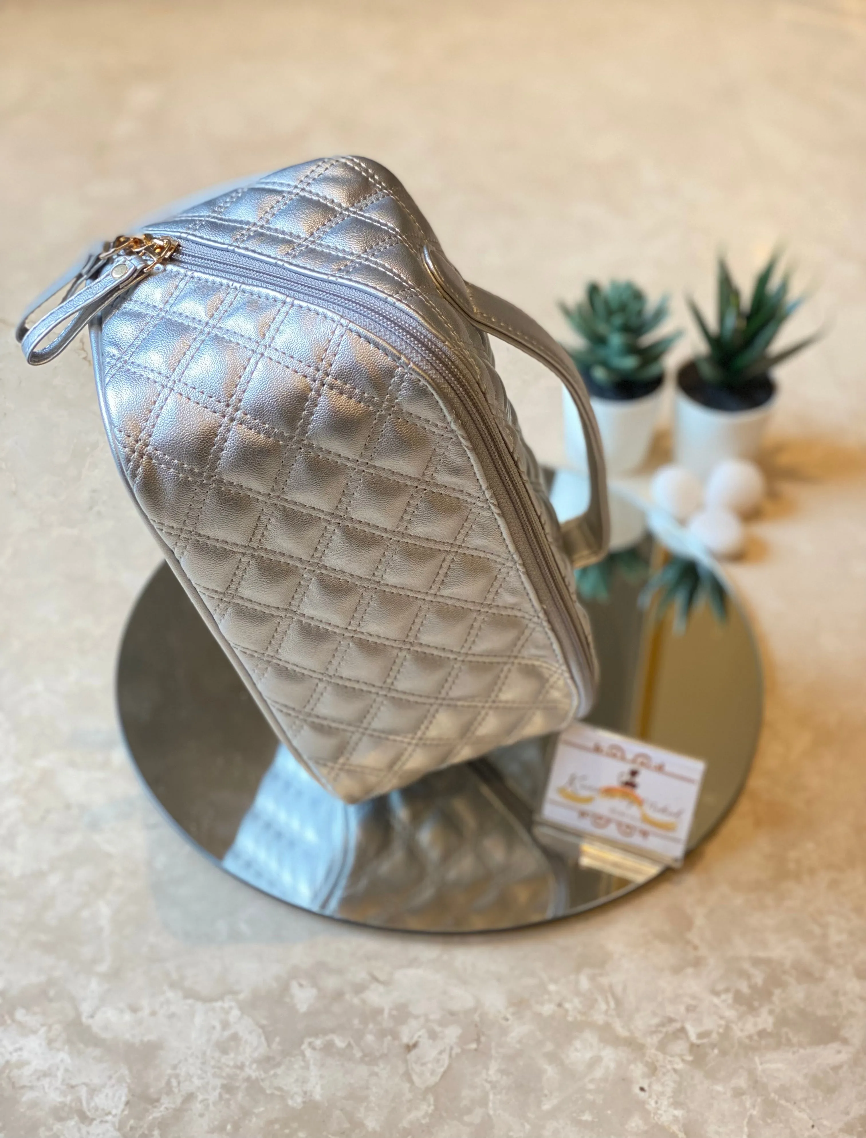 Camille Cosmetics/Toiletries Pouch - Shimmer Edition