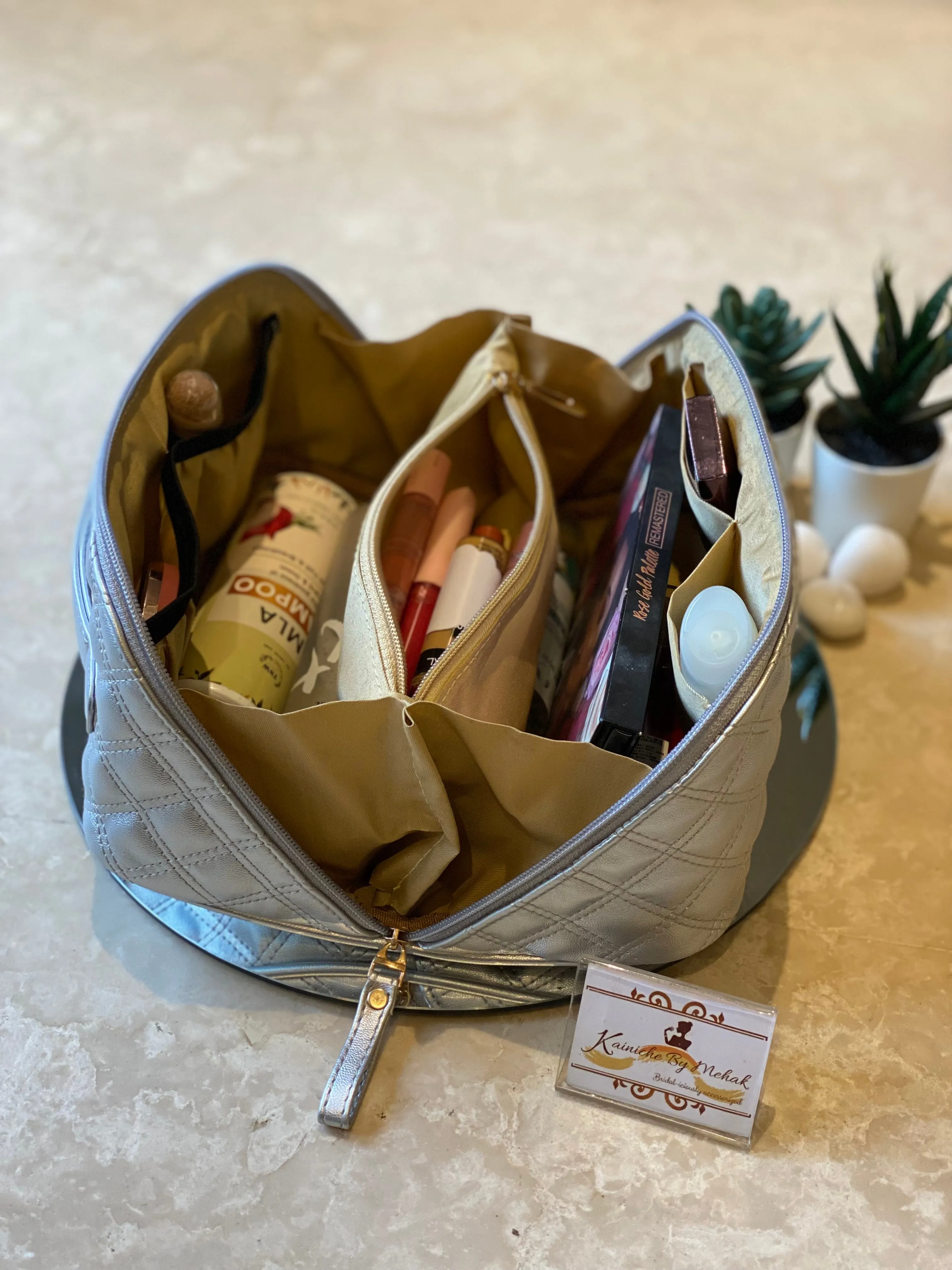 Camille Cosmetics/Toiletries Pouch - Shimmer Edition