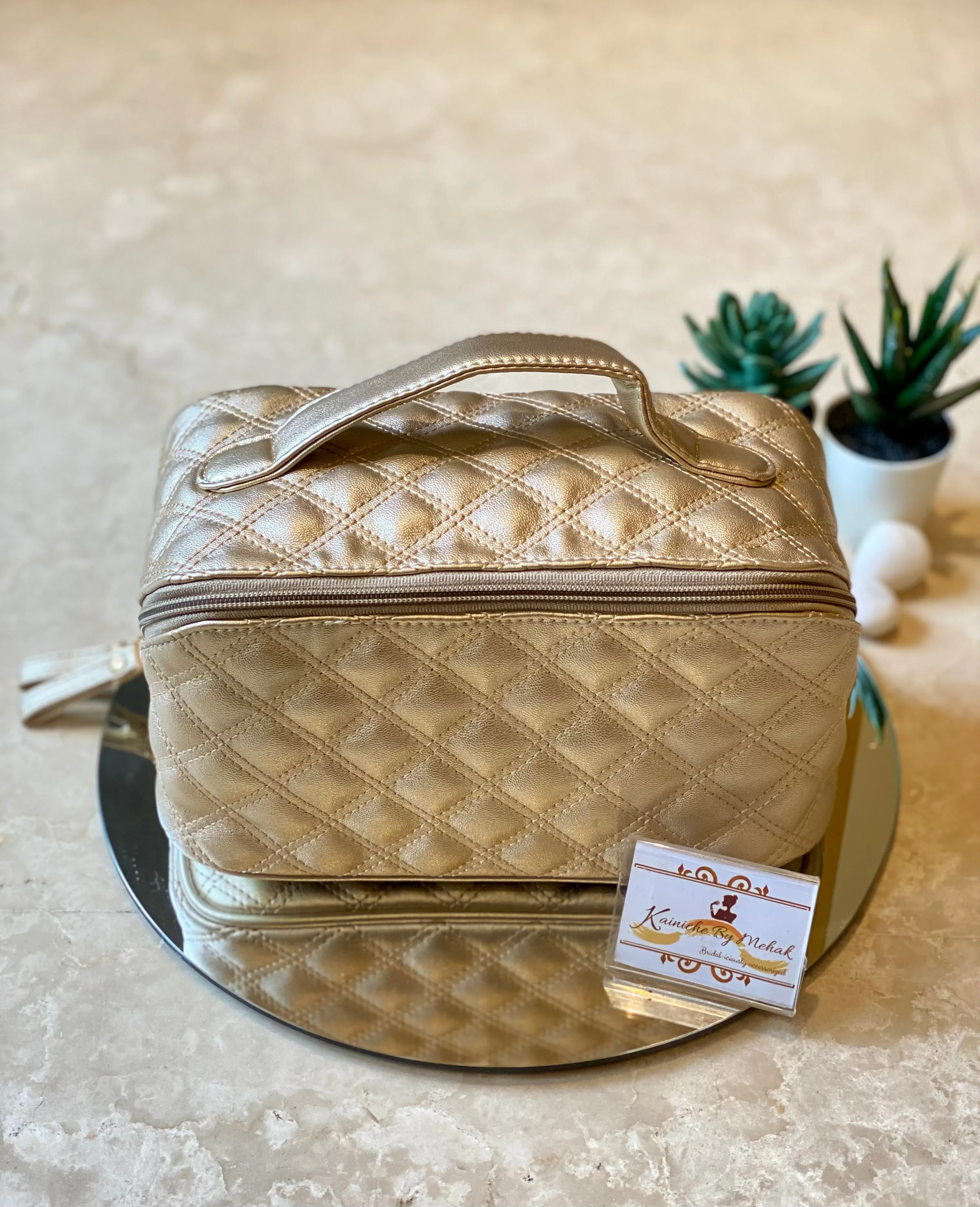Camille Cosmetics/Toiletries Pouch - Shimmer Edition