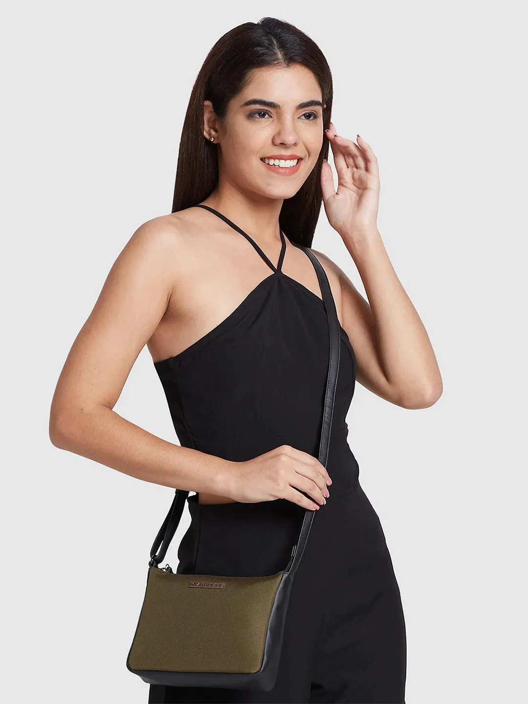 Caprese Rogue Mobile Sling Small Olive