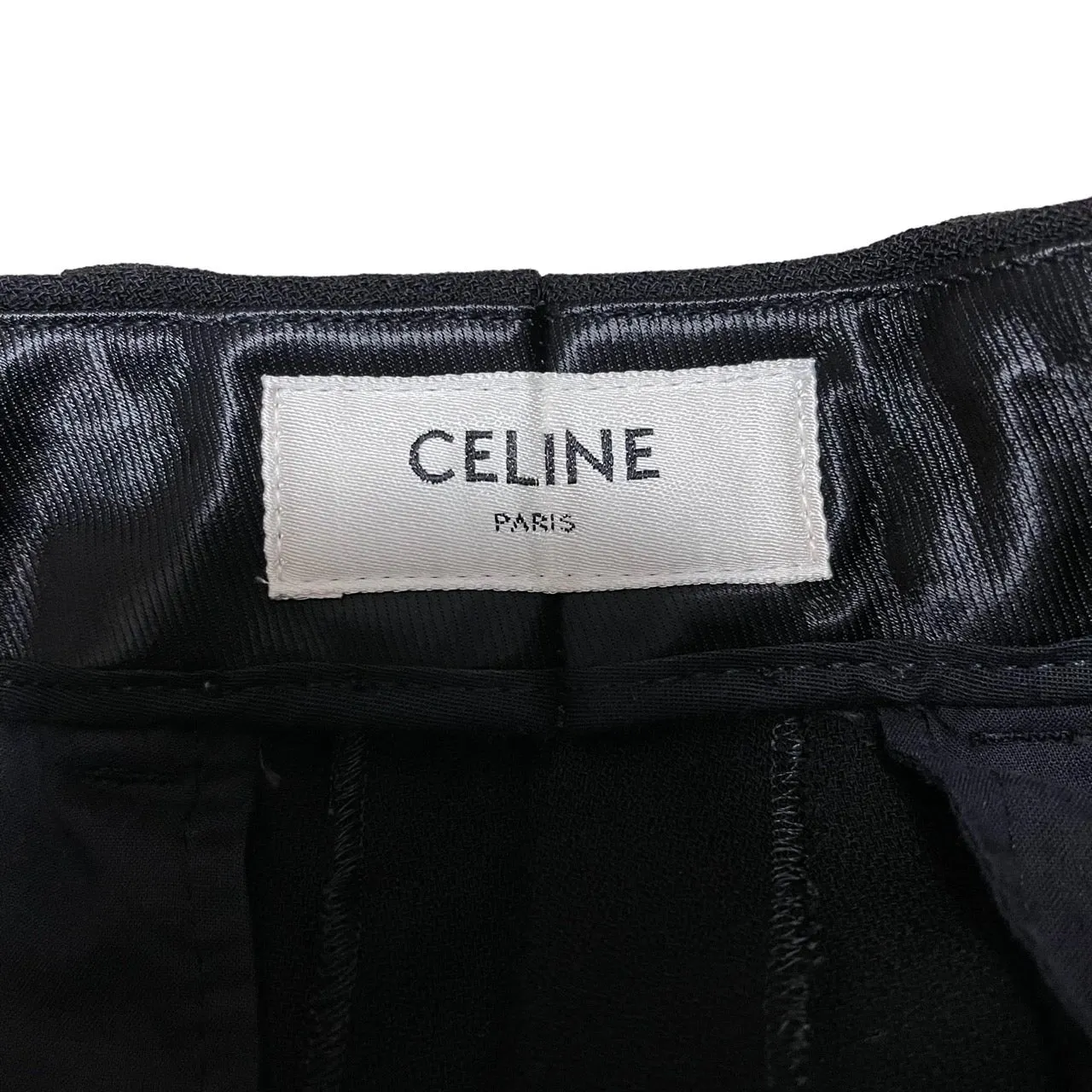 CELINE by Hedi Slimane DYLAN PANTS IN WOOL SAND CREPE