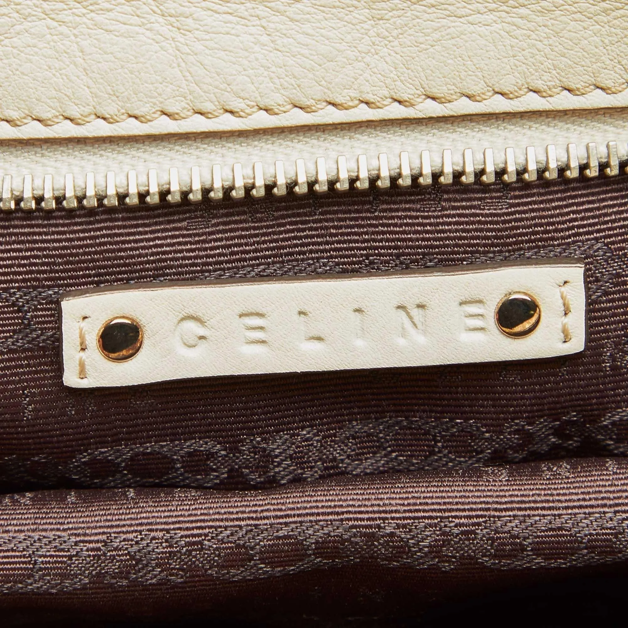Celine Carriage Leather Tote Bag