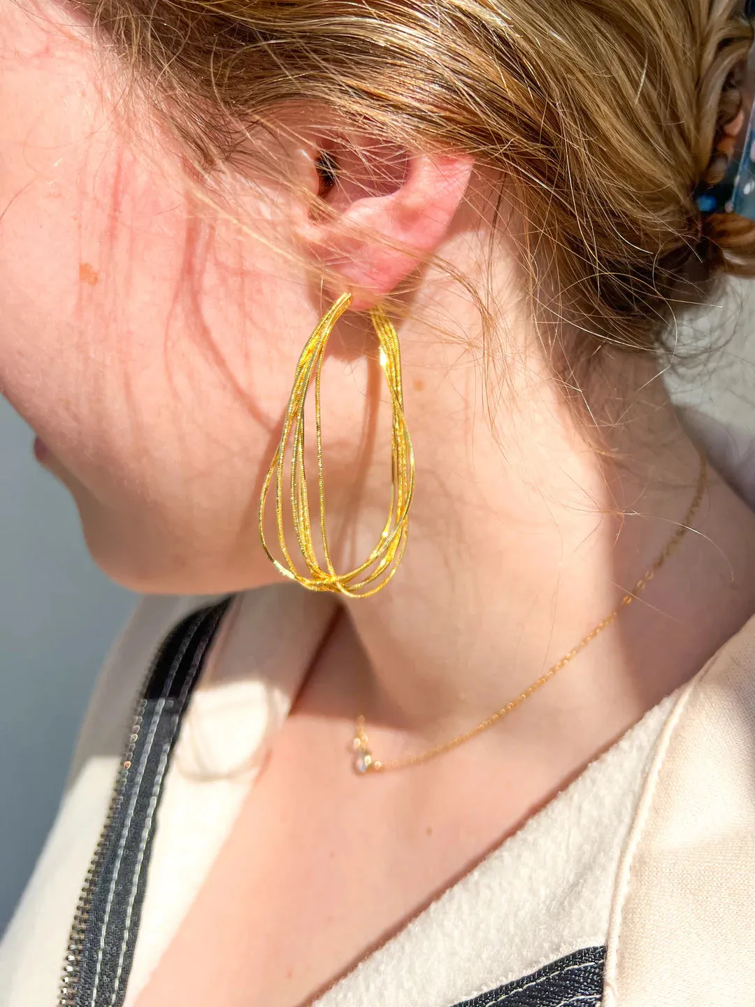 Celine Chain Hoops