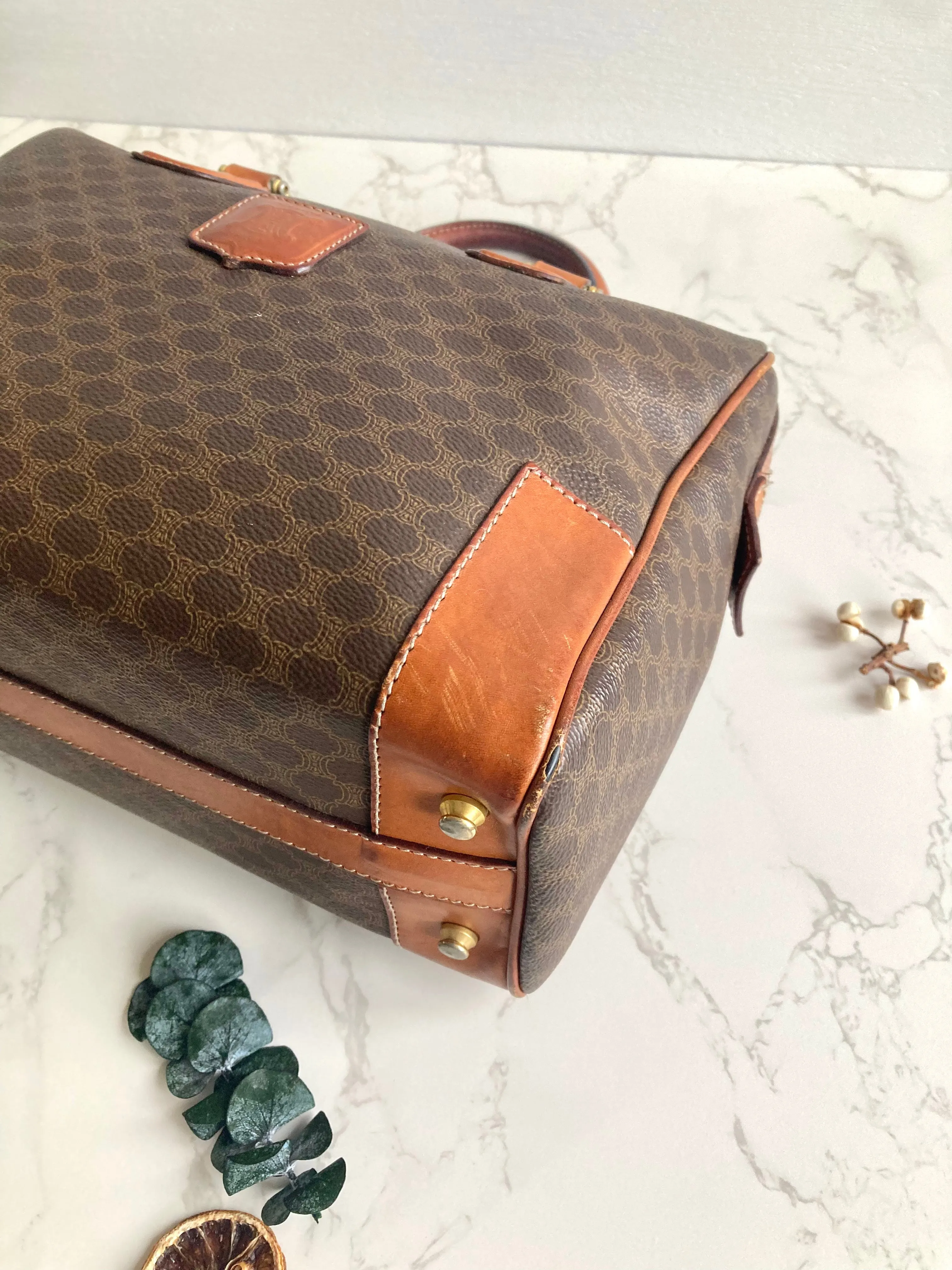 CELINE Monogram Mini Boston Bag