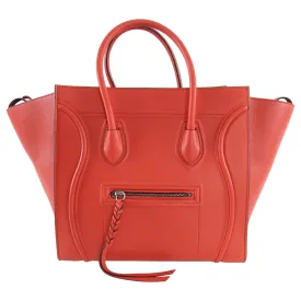 Celine Red Medium Phantom Tote Bag New
