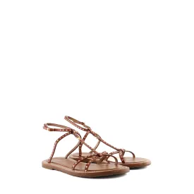 CELINE - Sandales plates Taillat en cuir (T38,5)