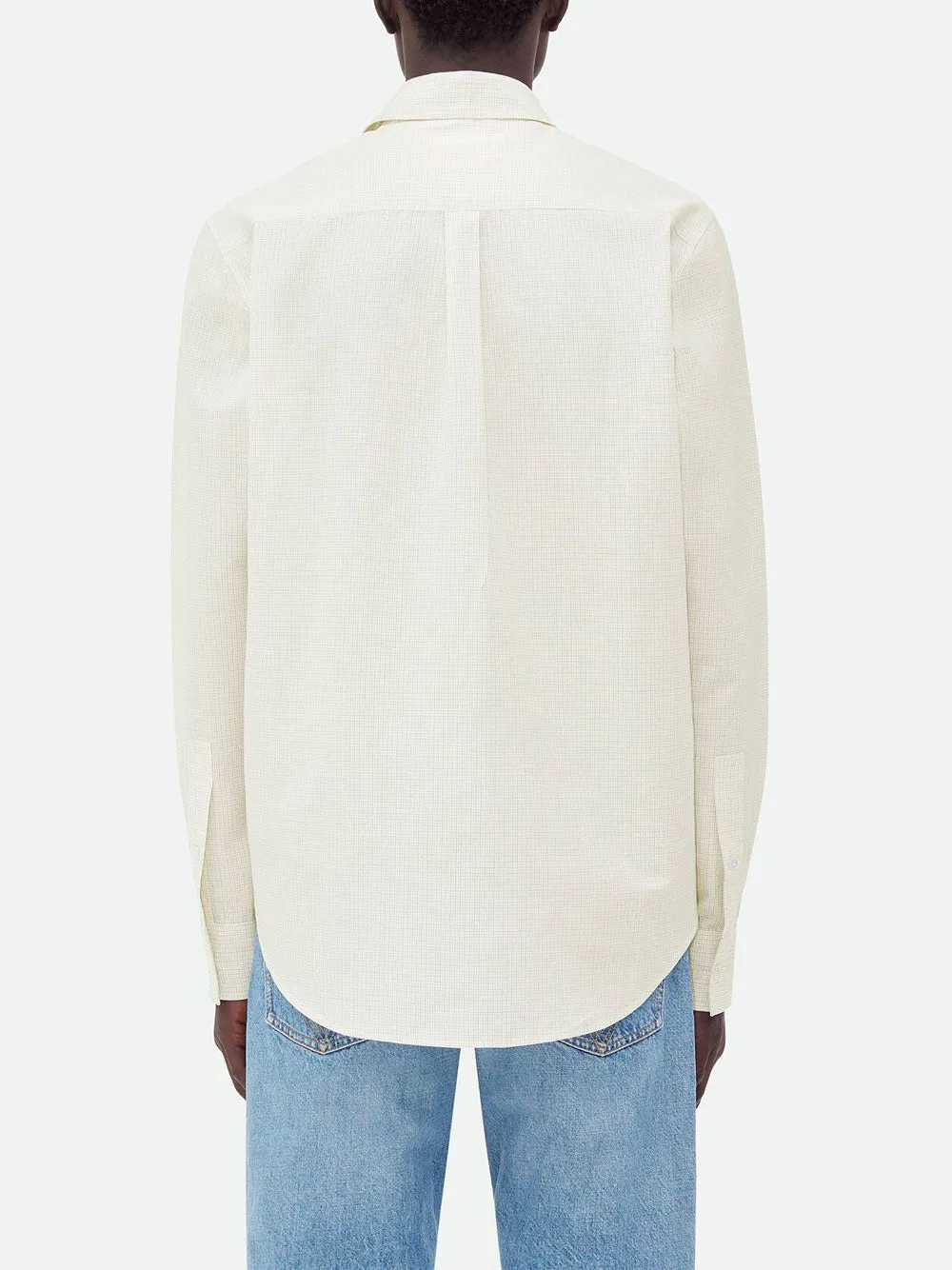 Check embroidered shirt