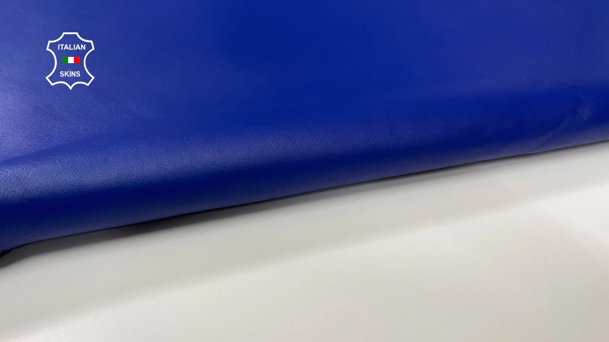COBALT BLUE smooth Italian genuine Lambskin Lamb Sheep leather skins hides 0.5mm to 1.2mm