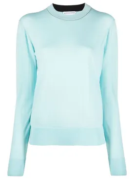 Crew neck wool jumper