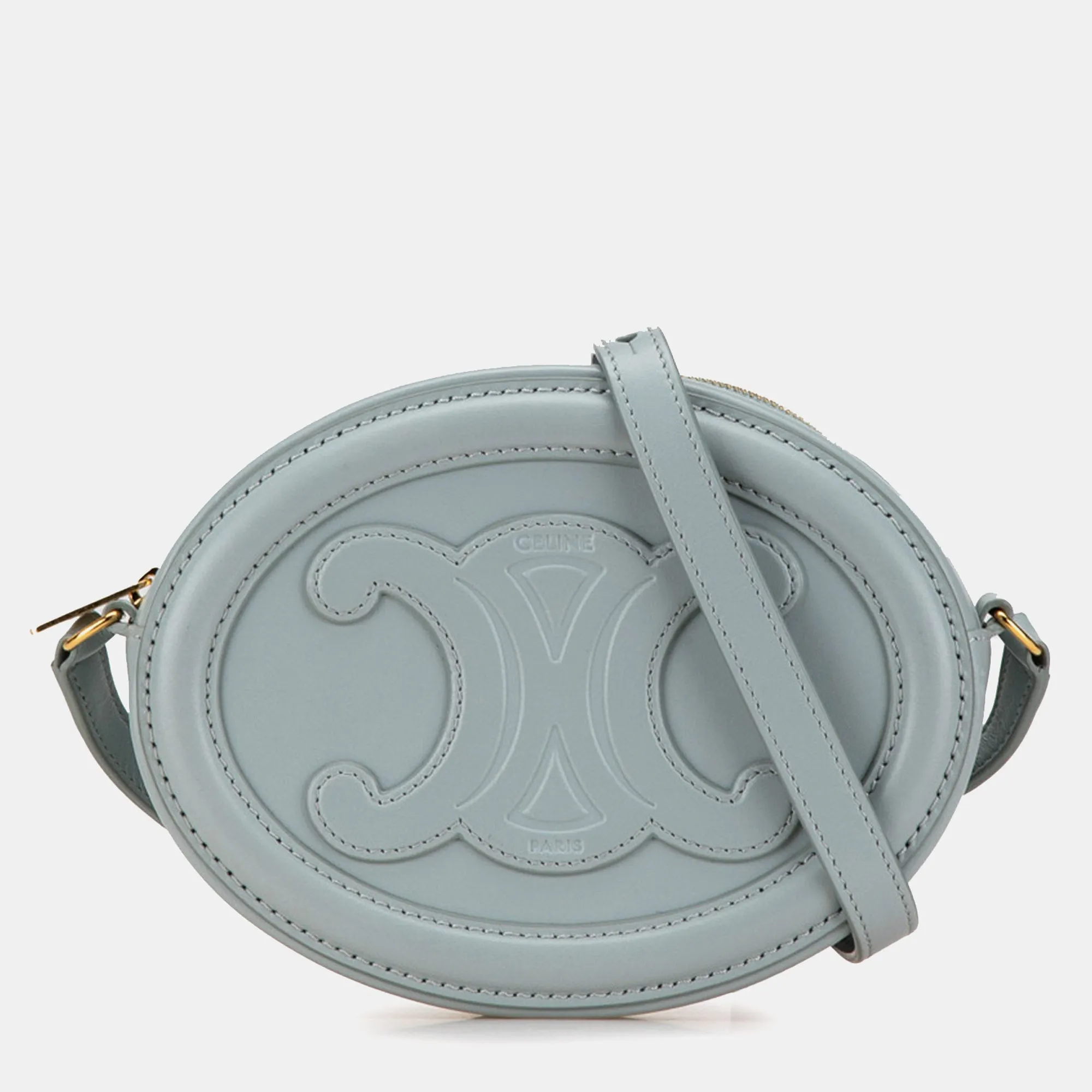 Cuir Triomphe Oval Crossbody Bag
