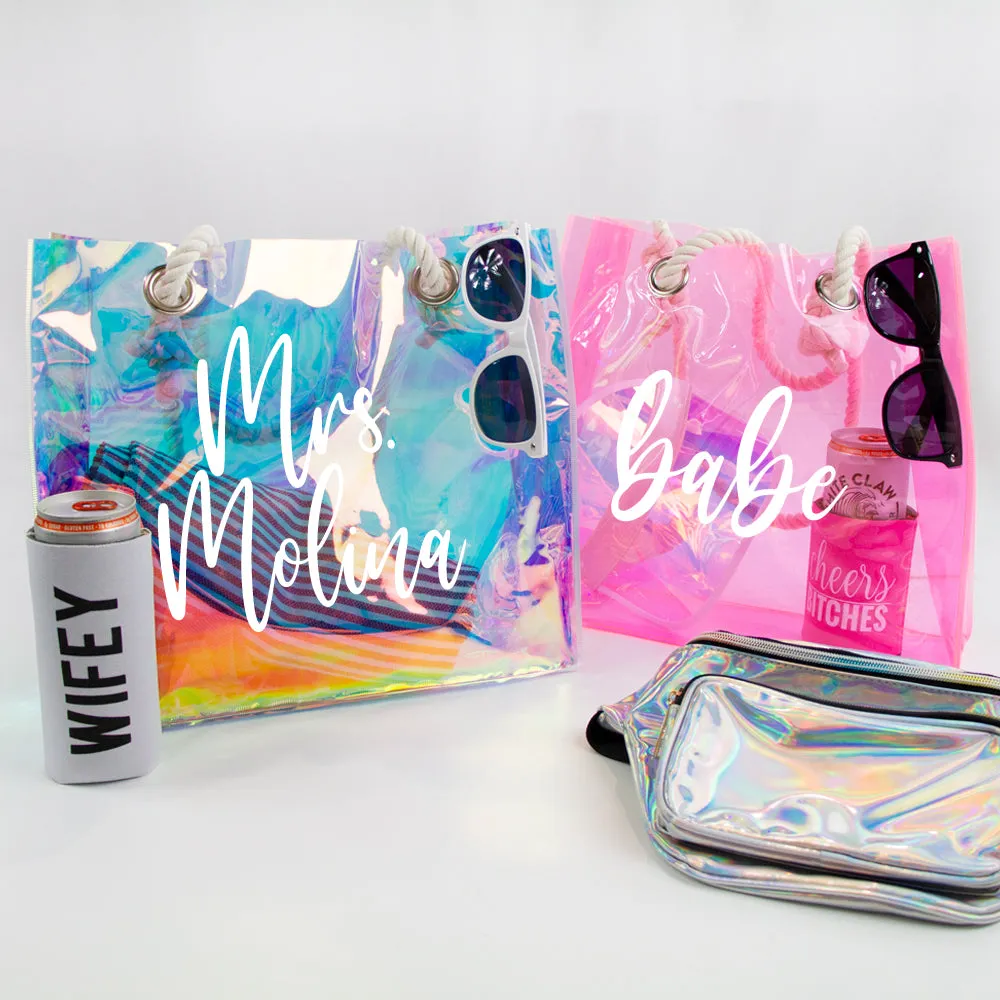 Customizable Clear Tote Bag