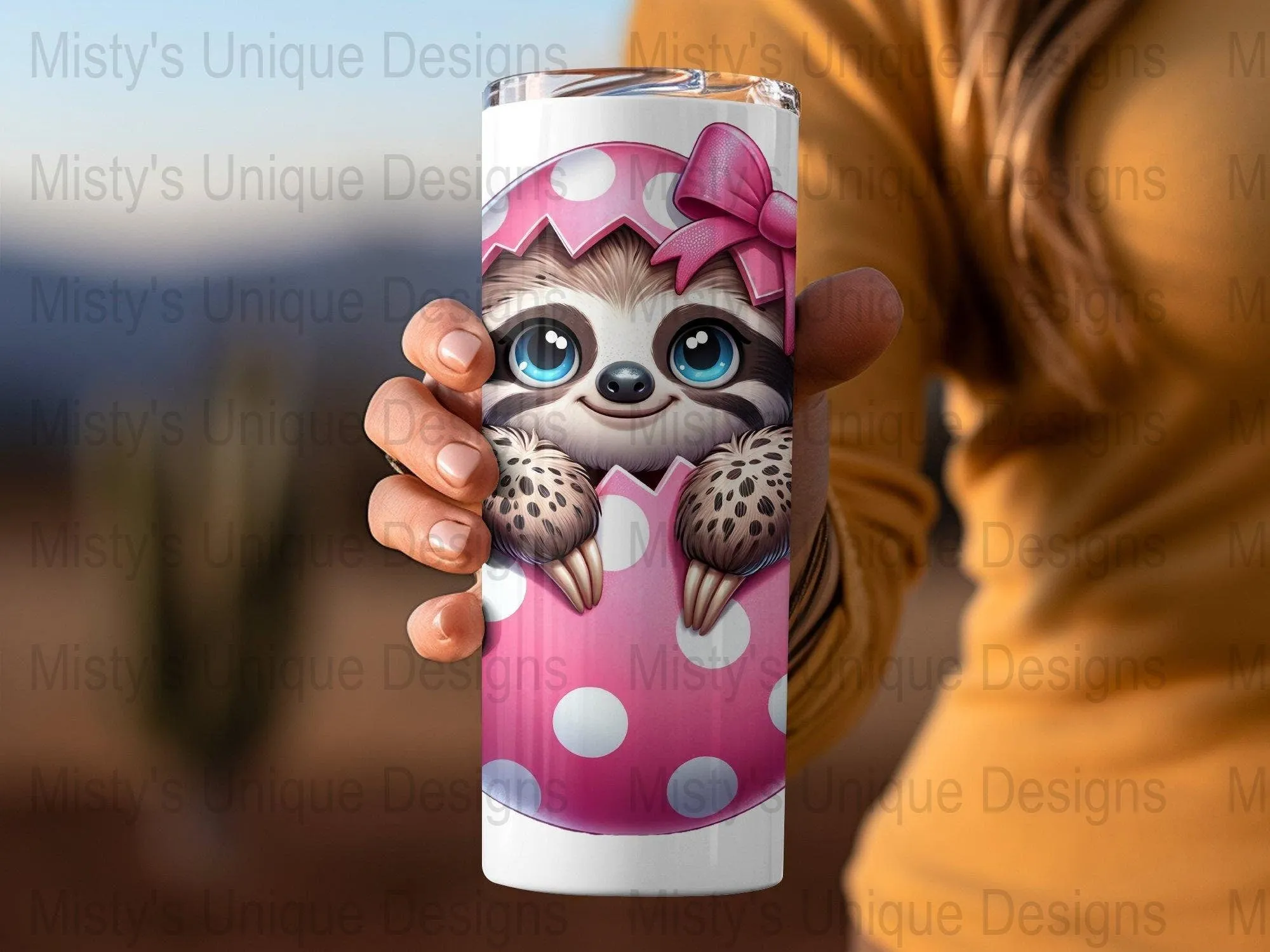 Cute Sloth Clipart PNG, Baby Sloth in Pink Egg, Digital Download, Children&#39;s Party Designs, Craft Supplies & Tools, Scrapbooking PNG