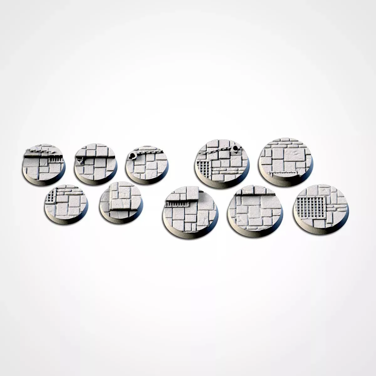 Dungeon Thematic Bases 10 Pack For Miniatures