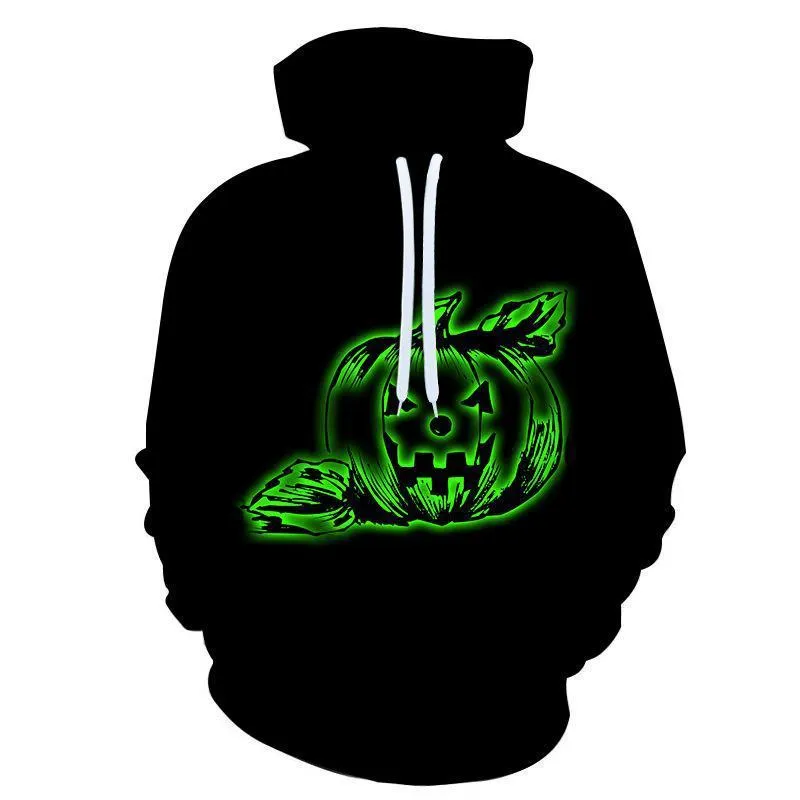 Emilia Pumpkin Halloween 3D Digital Printing Hoodie