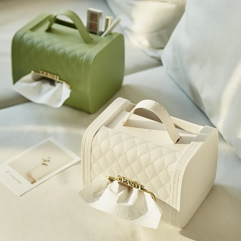 FAUX BAG LOOKALIKE TISSUE BOX